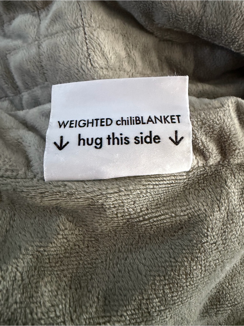 Weighted chiliBlanket - connects to chili sleep system 15lbs, removable insert
